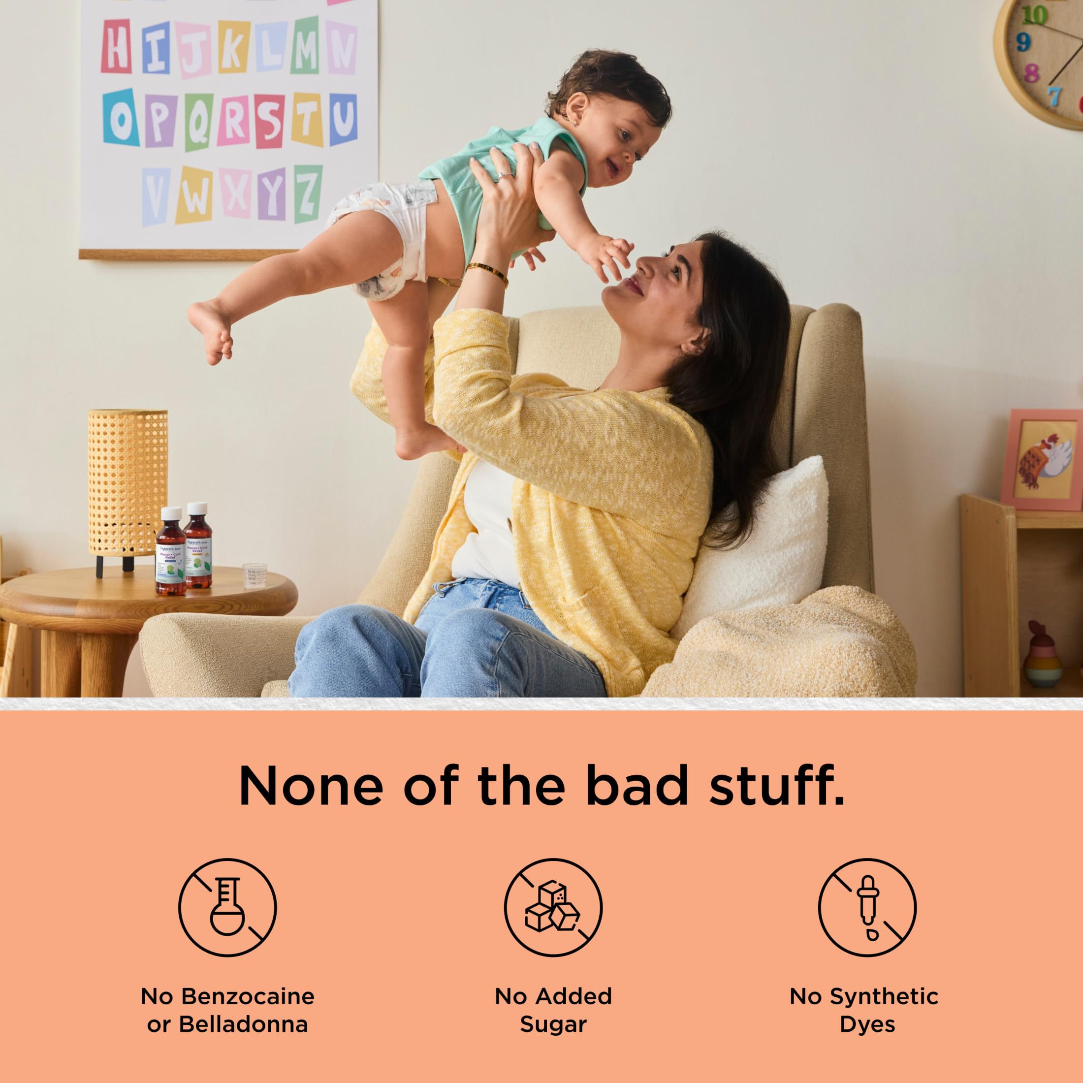 Hyland's Baby Organic Daytime and Nighttime Soothing Drops Combo Pack, Drops for Oral Discomfort, 2 oz. - Image 4