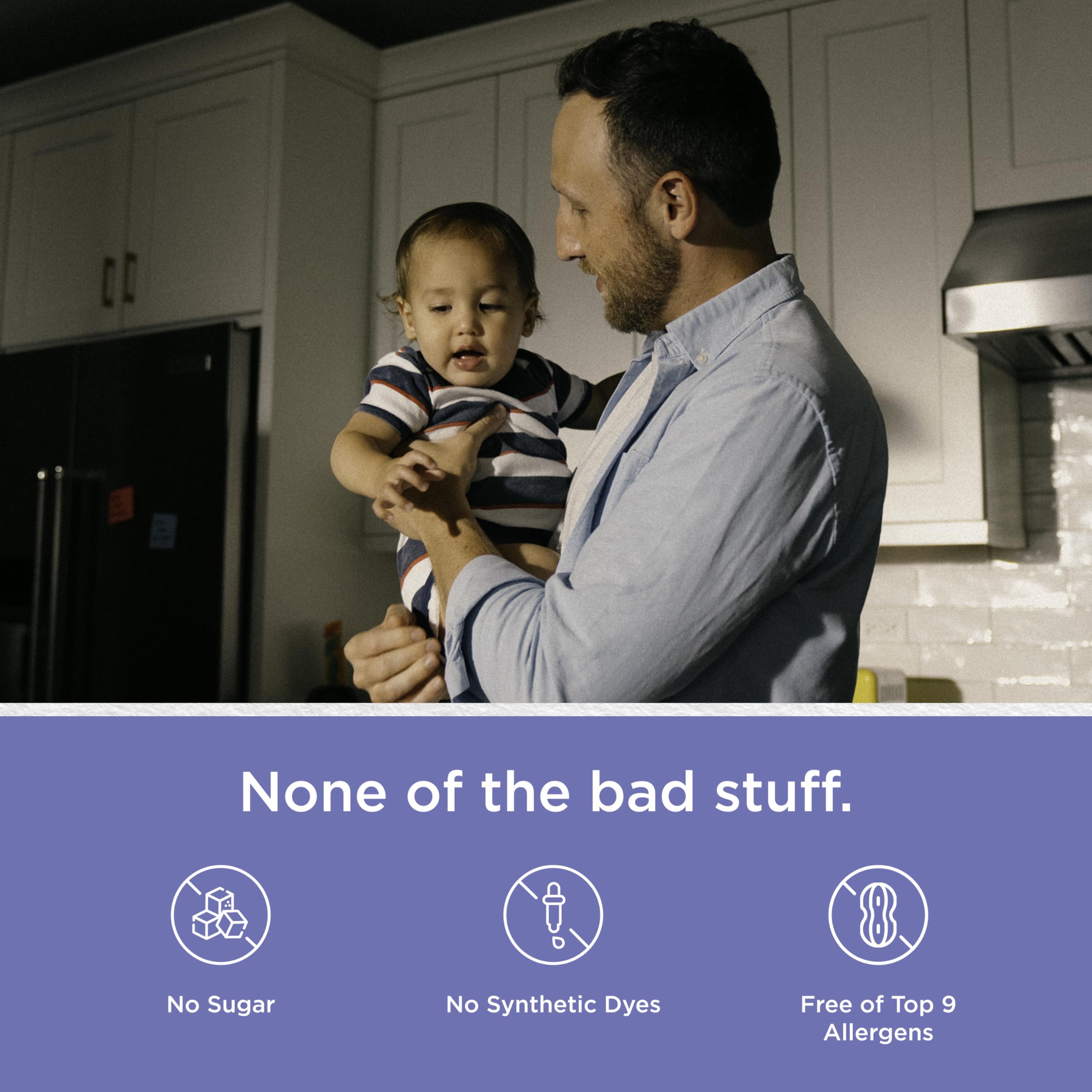 Hyland's Kids Melatonin-Free Organic Sleep Calm & Immunity Liquid, Sugar-Free with Magnesium, Vitamin D, Zinc & Elderberry, Promotes Sleep & Supports Immune Health, Ages 2+, Grape Flavor, 4 Fl. Oz. - Image 4