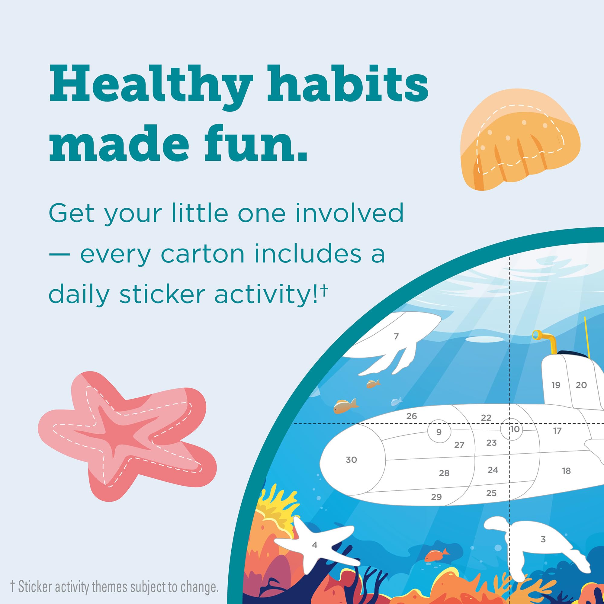 Hyland's Kids Multivitamin + Brain & Eye Health, Sugar Free Natural Mixed Berry Flavored Gummies with Choline, Lutein & Omegas, 60ct Bottle - Image 9