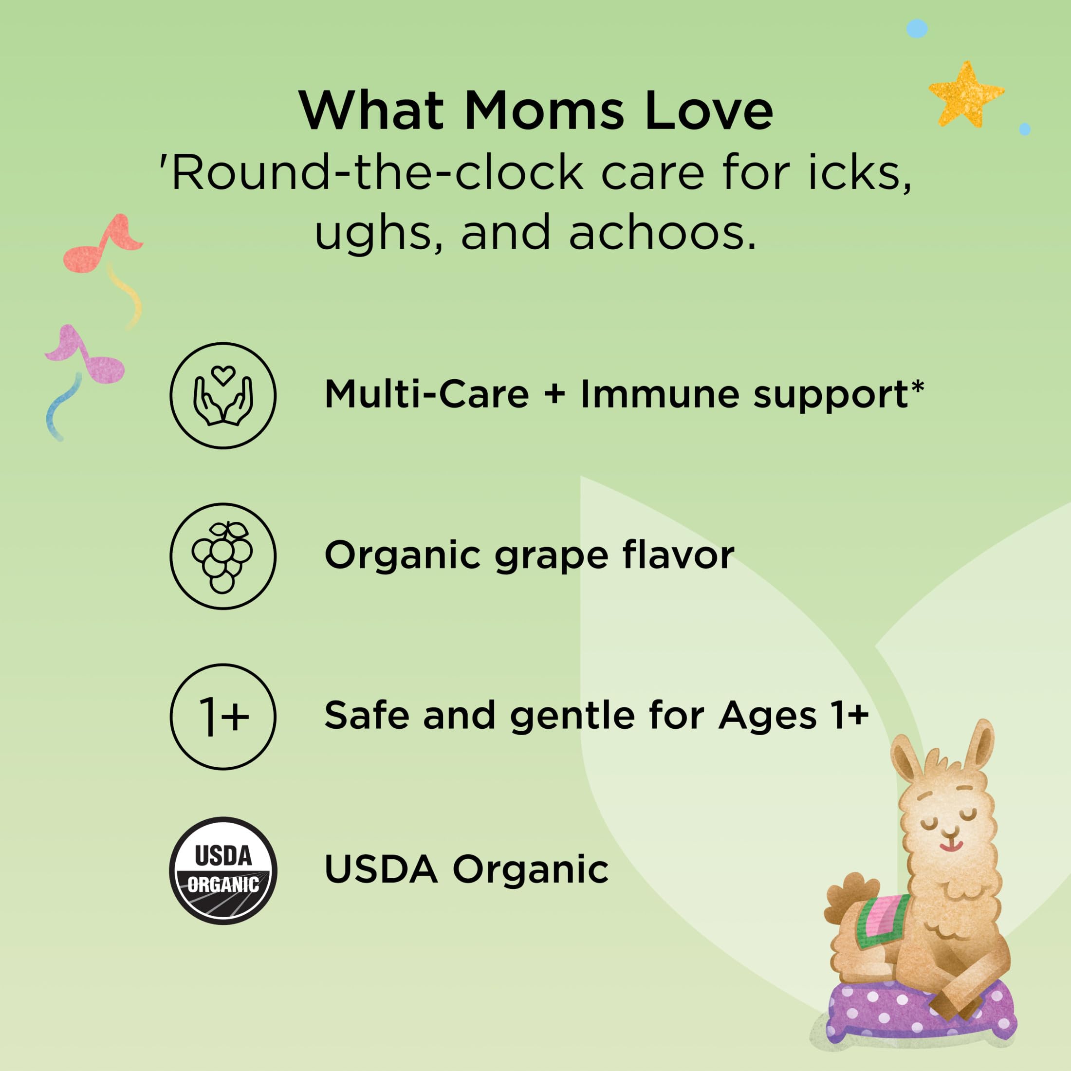 Hyland's Kids Organic All-in-One Grape Cough Syrup Day & Night, Two 4 Ounce Bottles - Image 7