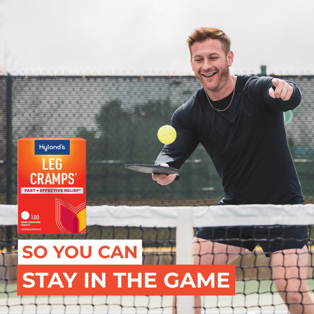 Hyland's Leg Cramps, Relief of Leg, Calf, Charley Horses, and Foot Cramps, 100 Quick-Dissolving Tablets - Image 6