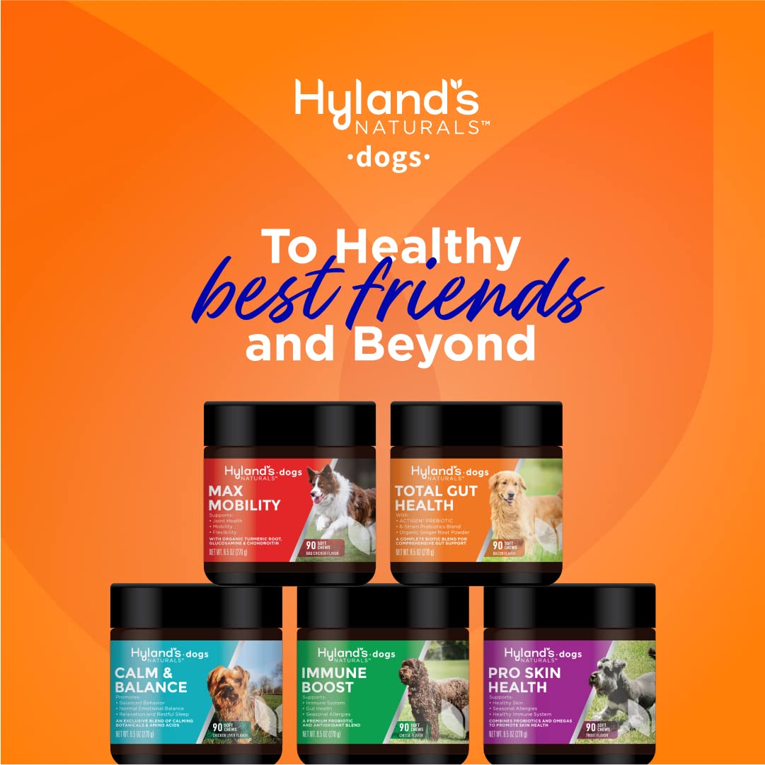 Hyland's - Dogs - Calm & Balance, 90 Soft Chews, Supports Balanced Behavior, Normal Emotional Balance, Relaxation & Restful Sleep, L-Theanine, GABA & Chamomile, Hemp Free Chicken Liver Flavor - Image 8