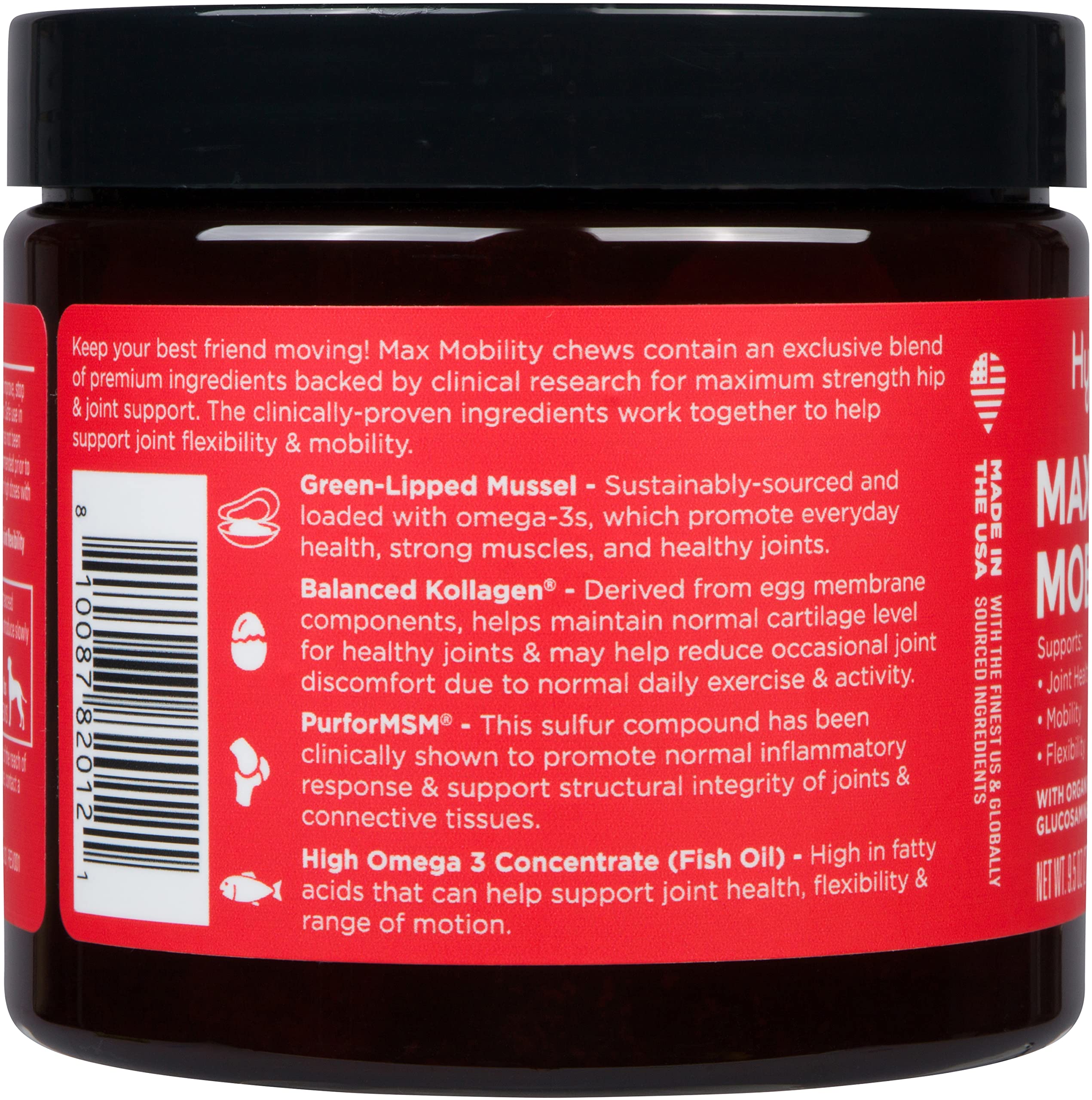Hyland's Naturals - Dogs - Max Mobility, 90 Soft Chews, Supports Joint Health, Mobility & Flexibility, with Organic Turmeric Root, Glucosamine & Chondroitin, BBQ Chicken Flavor - Image 7