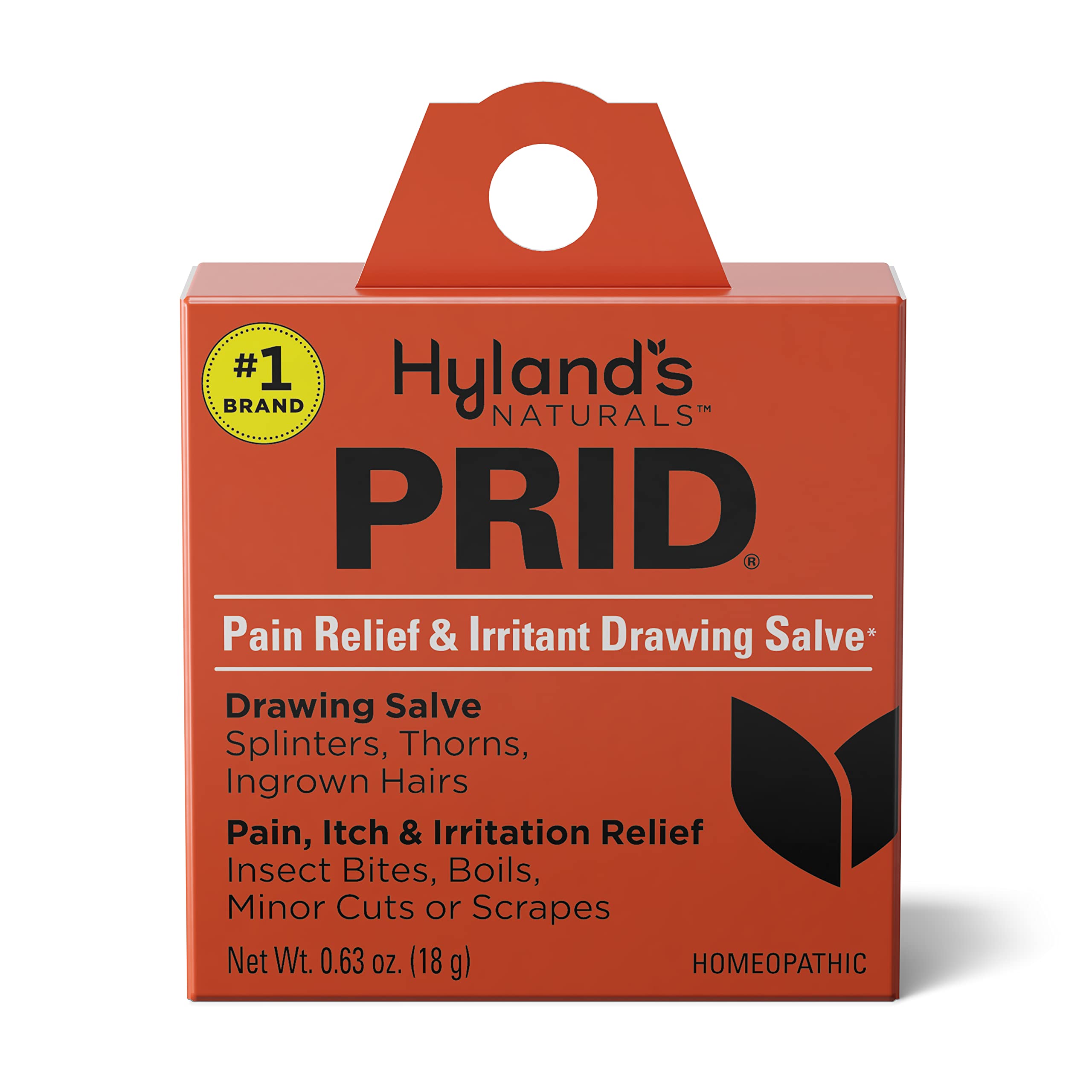 Hyland's PRID Drawing Salve, Topical Skin Irritation Relief, For Splinters, Thorns, Ingrown Hairs, Itch Relief for Bug Bites, Boils, Minor Cuts and Scrapes, 18 Grams - Image 8
